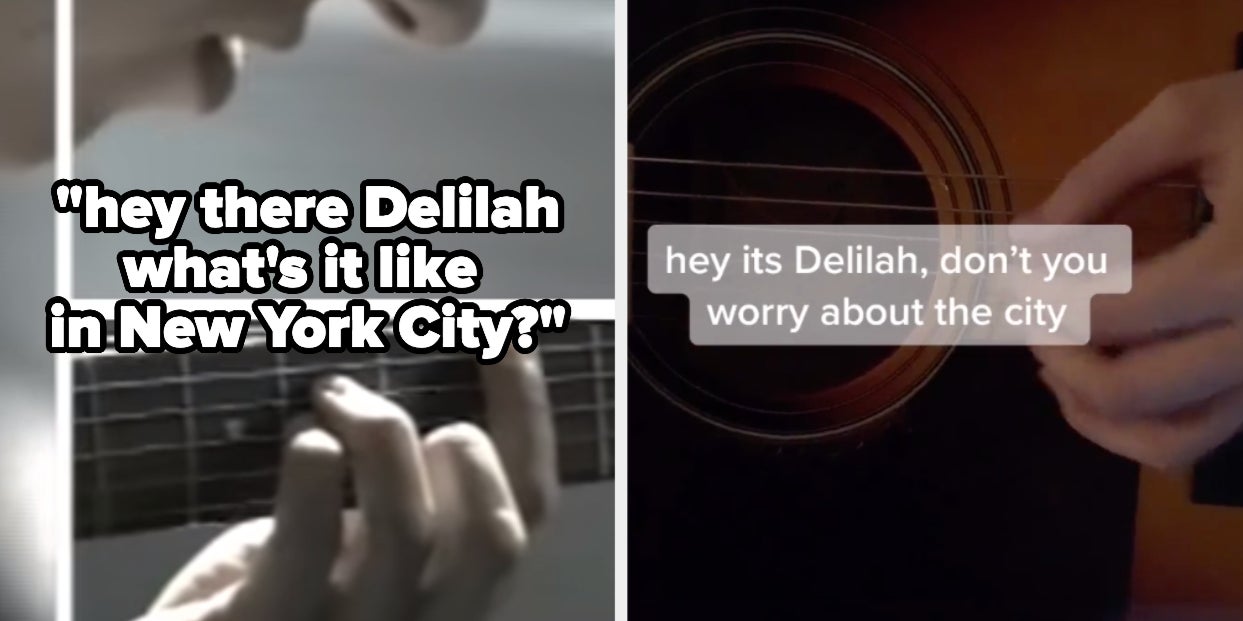 The Tiktok Trend Of Singing Hey There Delilah From Delilah S Point Of View Is So So Good