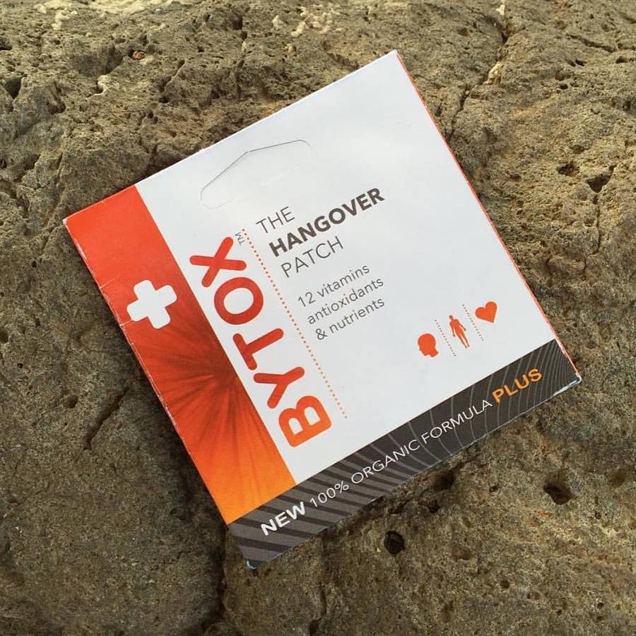 Bytox Hangover Prevention Patches In A Resealable Pouch