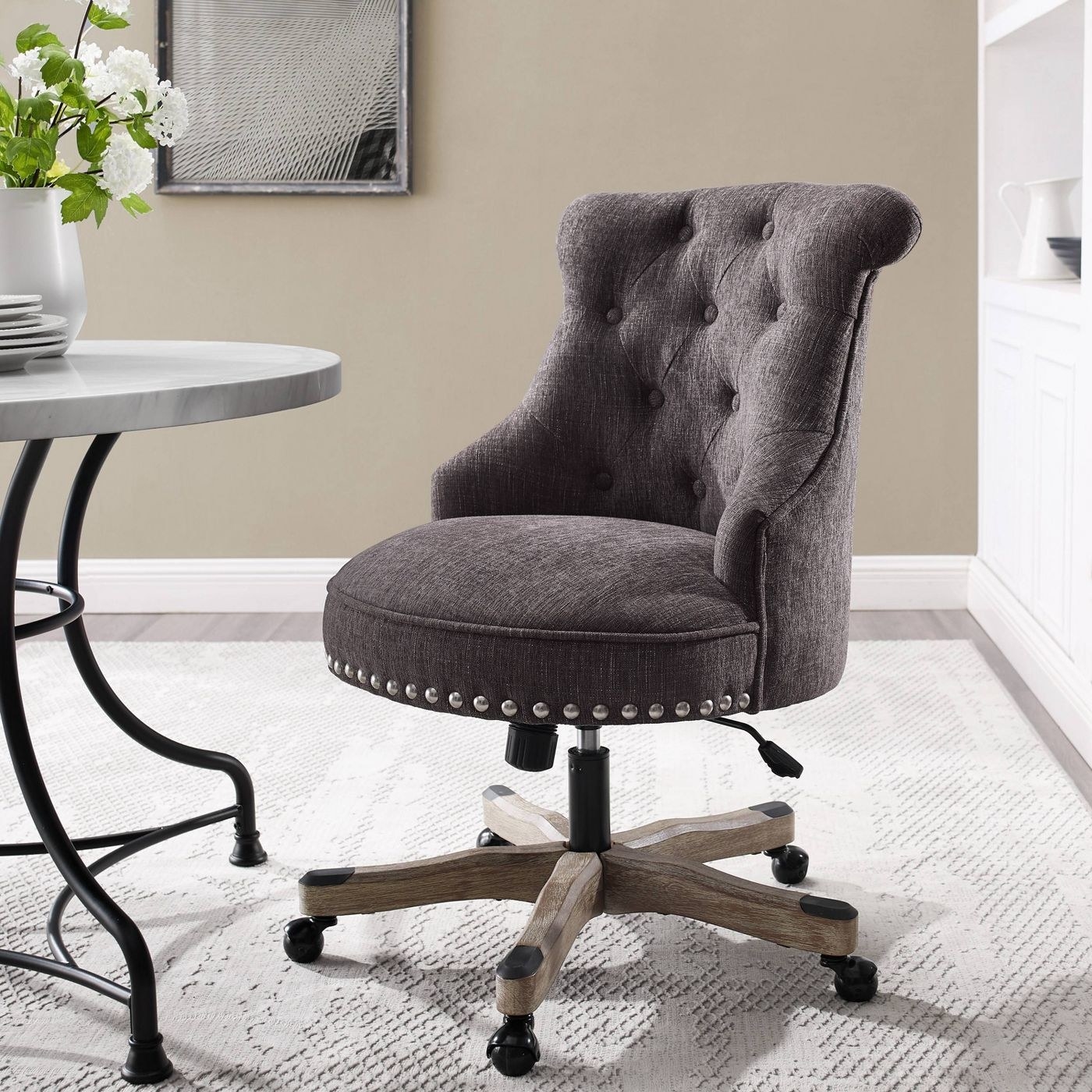 The Best Desk Chairs To Get, Upholstered Desk Chair No Wheels Uk