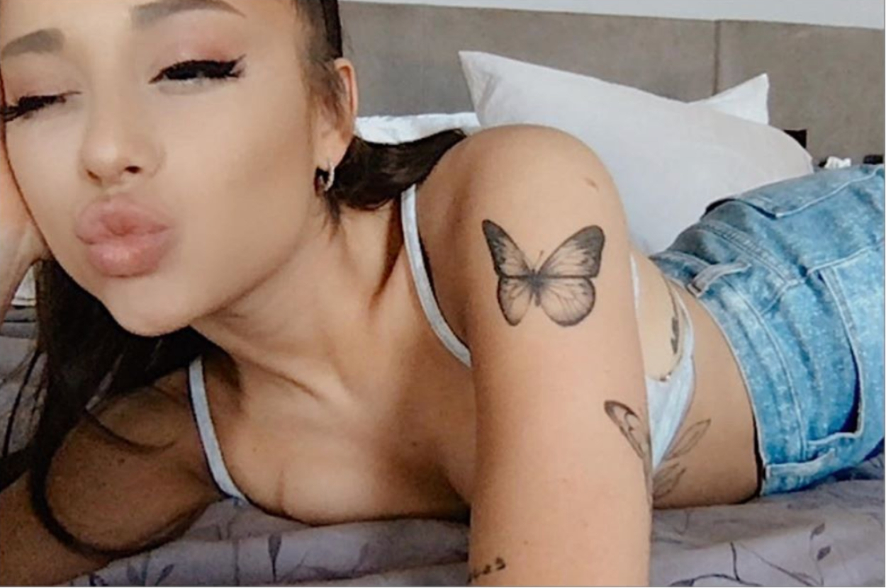 Ariana Grande gets misspelled Japanese tattoo fixed after fans call her out  | GMA News Online