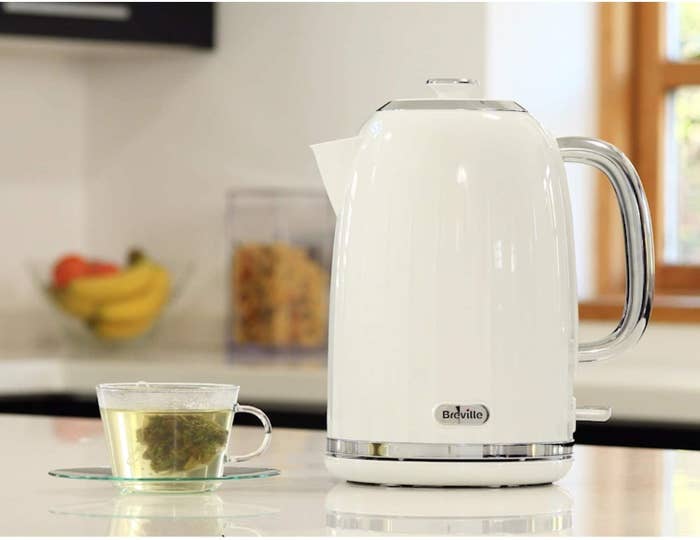 Kettle on table