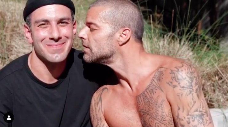 Ricky Martin Posted A Video Making Out With His Husband And Its