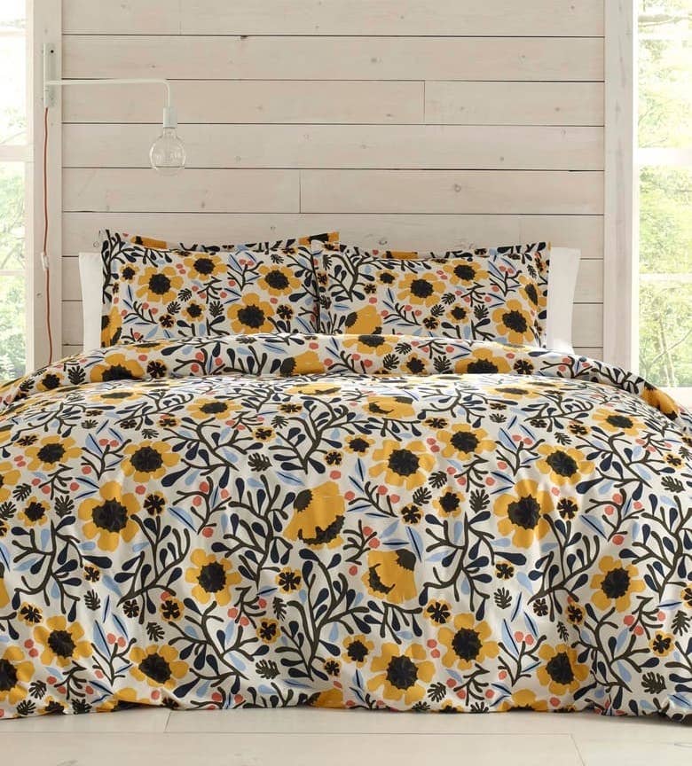 Just 28 Unique Bedding Sets That Ll, Bright Yellow Pattern Duvet Cover