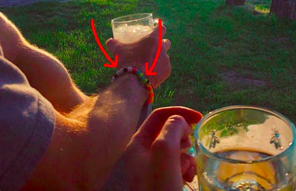 Kristin Cavallari's ex-best friend Kelly Henderson with a mystery man some people thought was Jay Cutler.