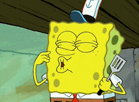 SpongeBob blowing a kiss