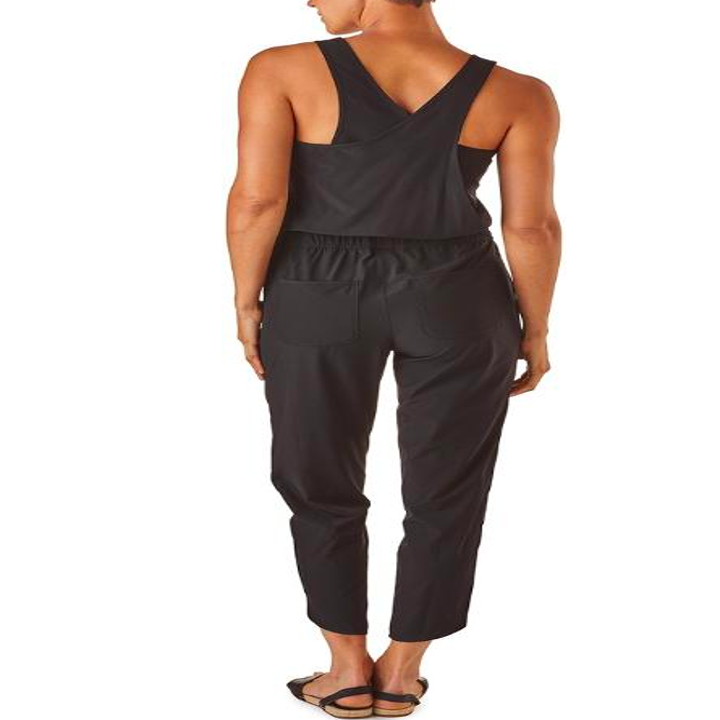 Back shot of a model wearing the same romper