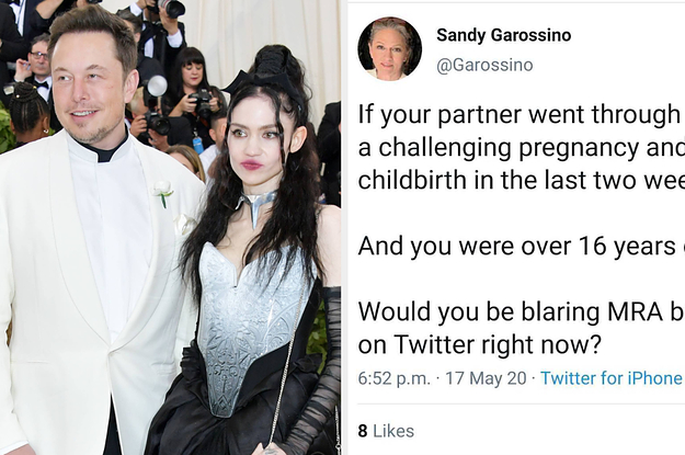 Elon Musk Was Called Out By Grimes Mom Sandy Garossino For His Controversial Tweets After The Singer S Challenging Pregnancy