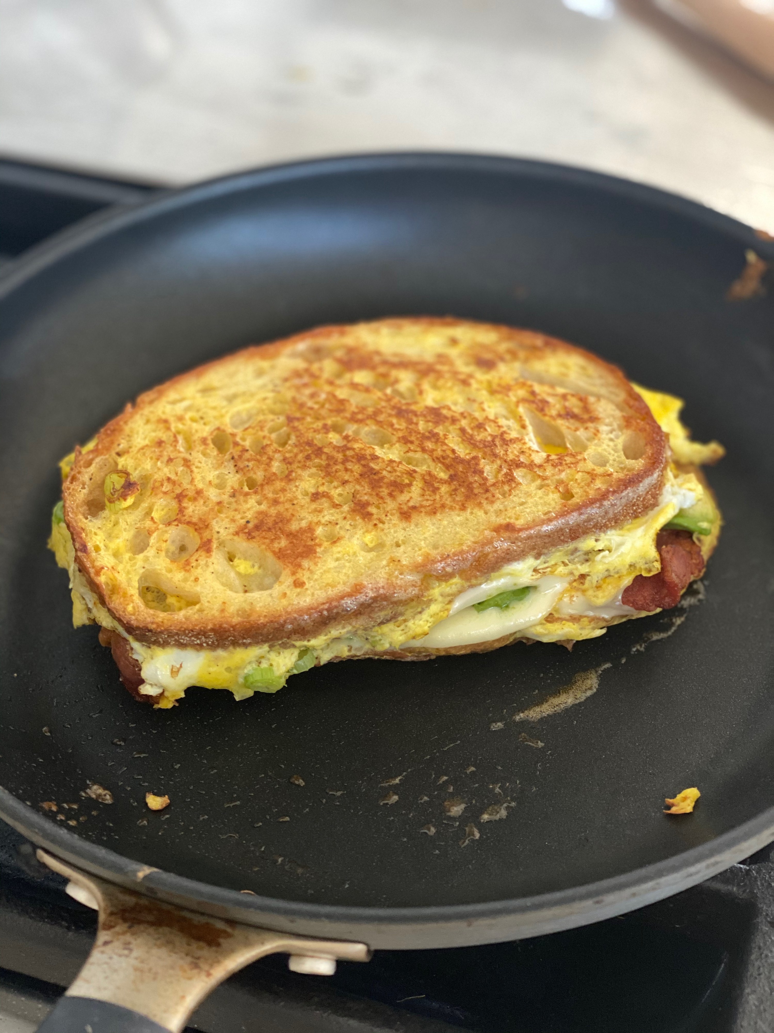 One-Pan Breakfast Sandwich (TikTok Egg Sandwich Hack)