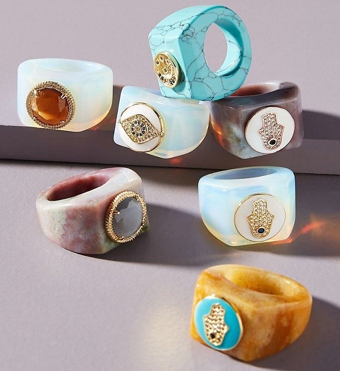 A collection of all the Mystical Ring in every available color.