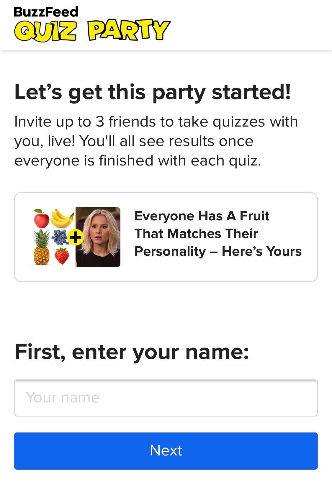 Quiz Party Let s You Take Quizzes With Your Friends In Real Time Quiz Party Let s You Take Quizzes With Your Friends In Real Time