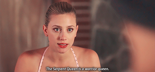 Riverdale Betty Cooper "The Serpent Queen is a warrior queen."