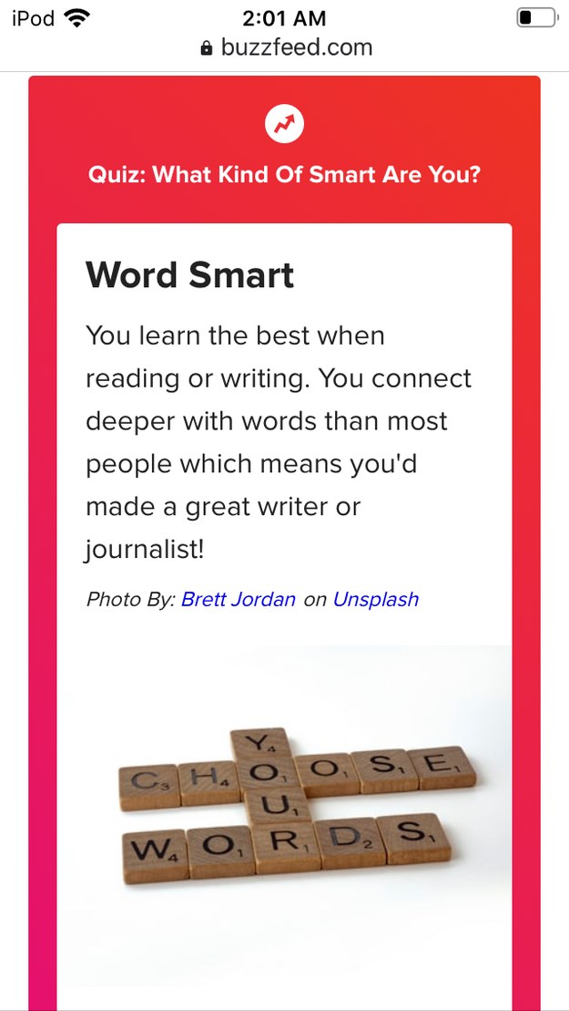 Quiz: What Kind Of Smart Are You?