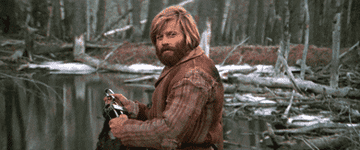 Robert Redford as Jeremiah Johnson ever so slightly nodding his approval