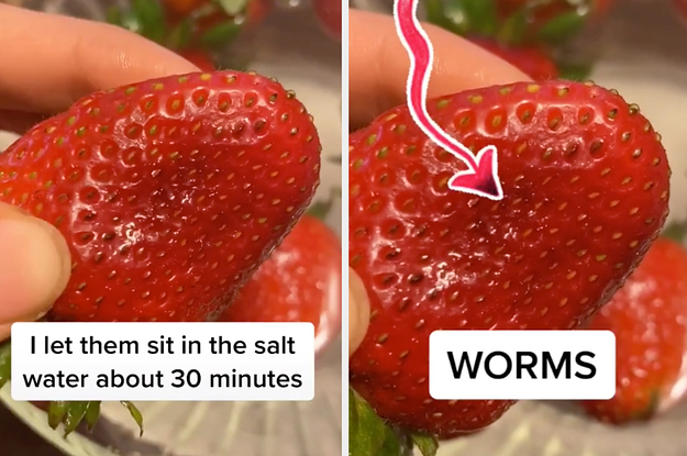 How to Soak Strawberries in Salt Water 