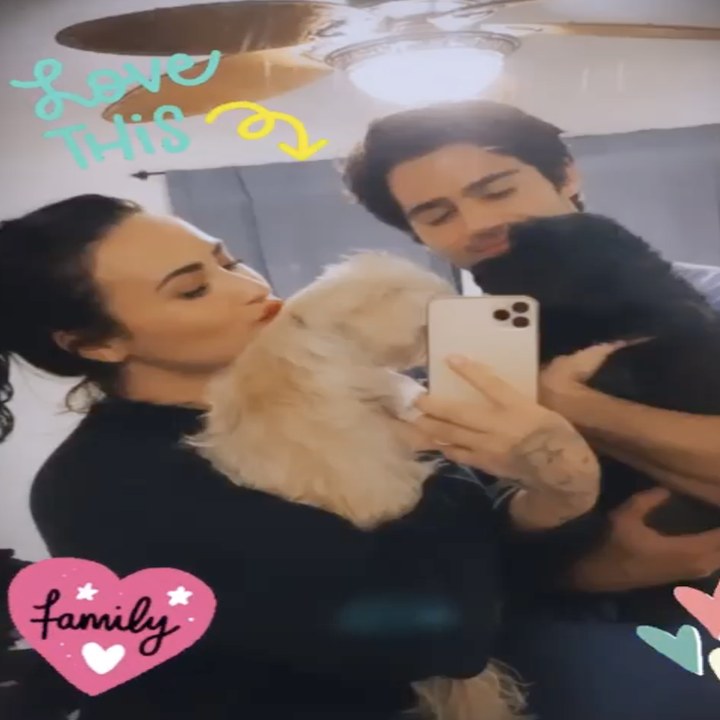 Demi Lovato Shares Old Tweet From Boyfriend Max Ehrich Who's Wanted To(01)