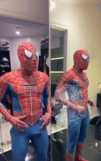 Jason Derulo Did TikTok's Wipe It Down Challenge As Spider-Man