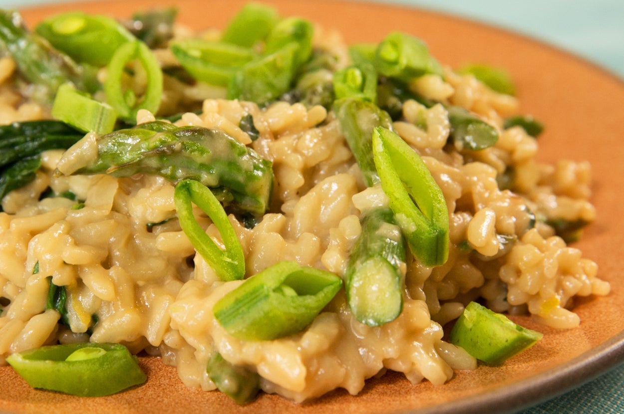 Vegan Spring Vegetable Risotto