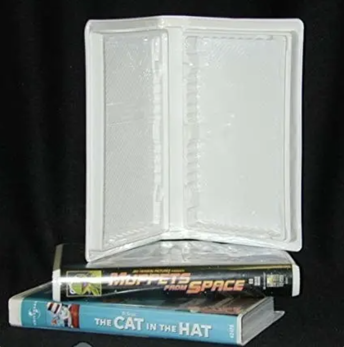 Clam shell vhs case