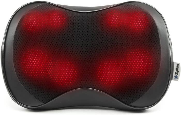Figure-eight shaped massager, small pillow sized