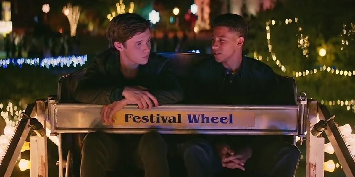 Simon and Bram on the ferris wheel in Love Simon.