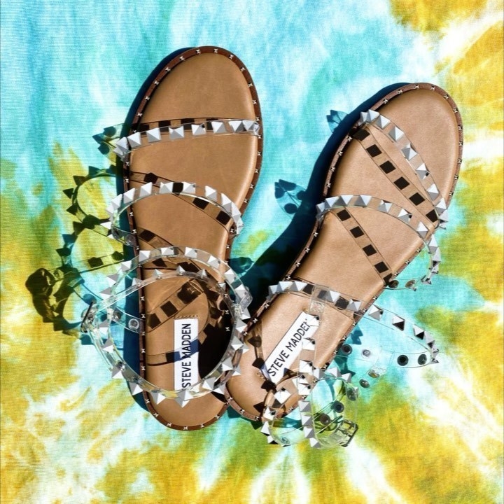 The sandals 