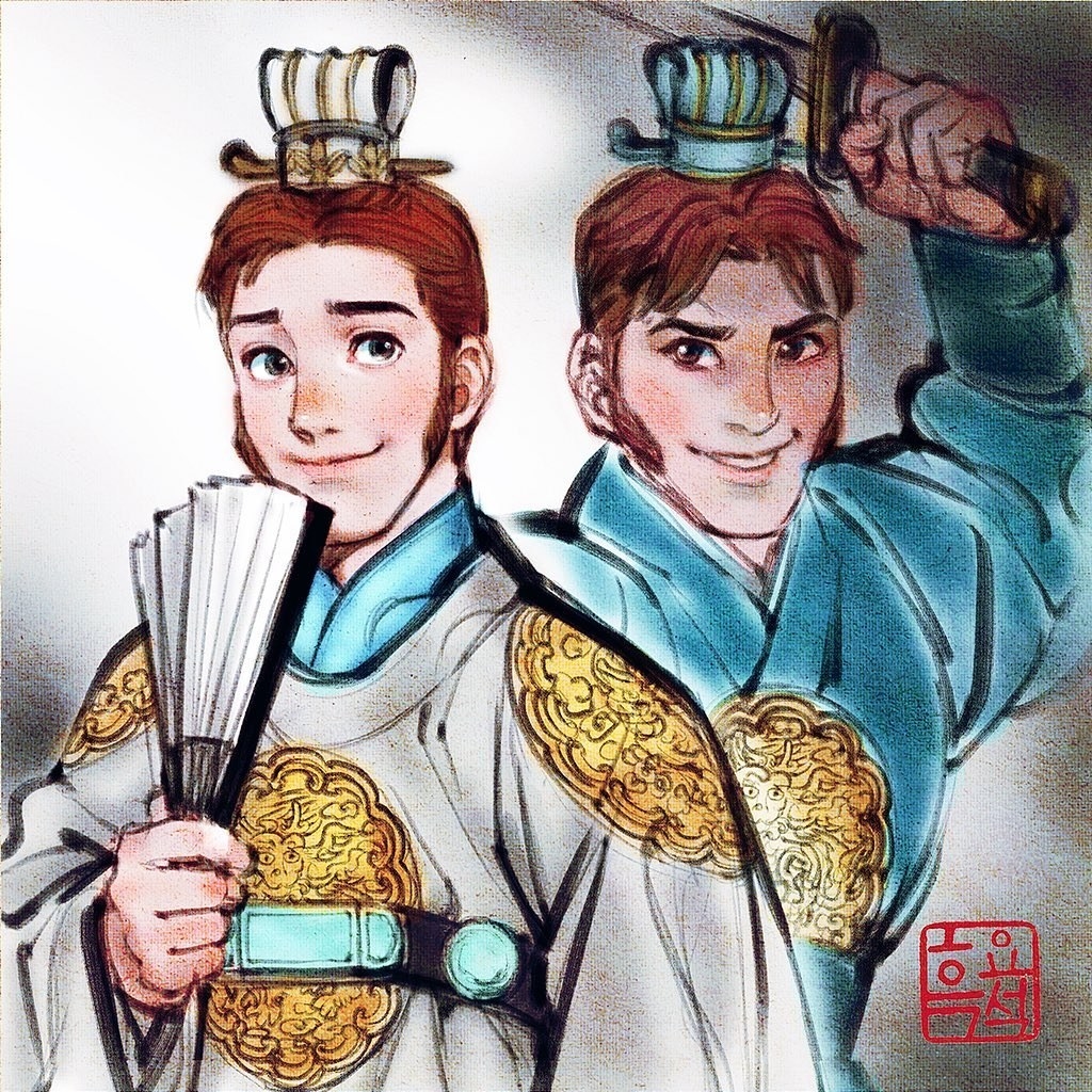 Hans from Disney&#x27;s &quot;Frozen&quot; wearing Korean nobleman clothing.