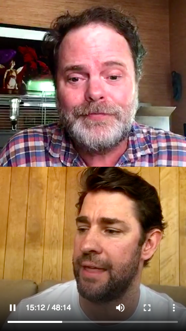 John Krasinski and Rainn Wilson