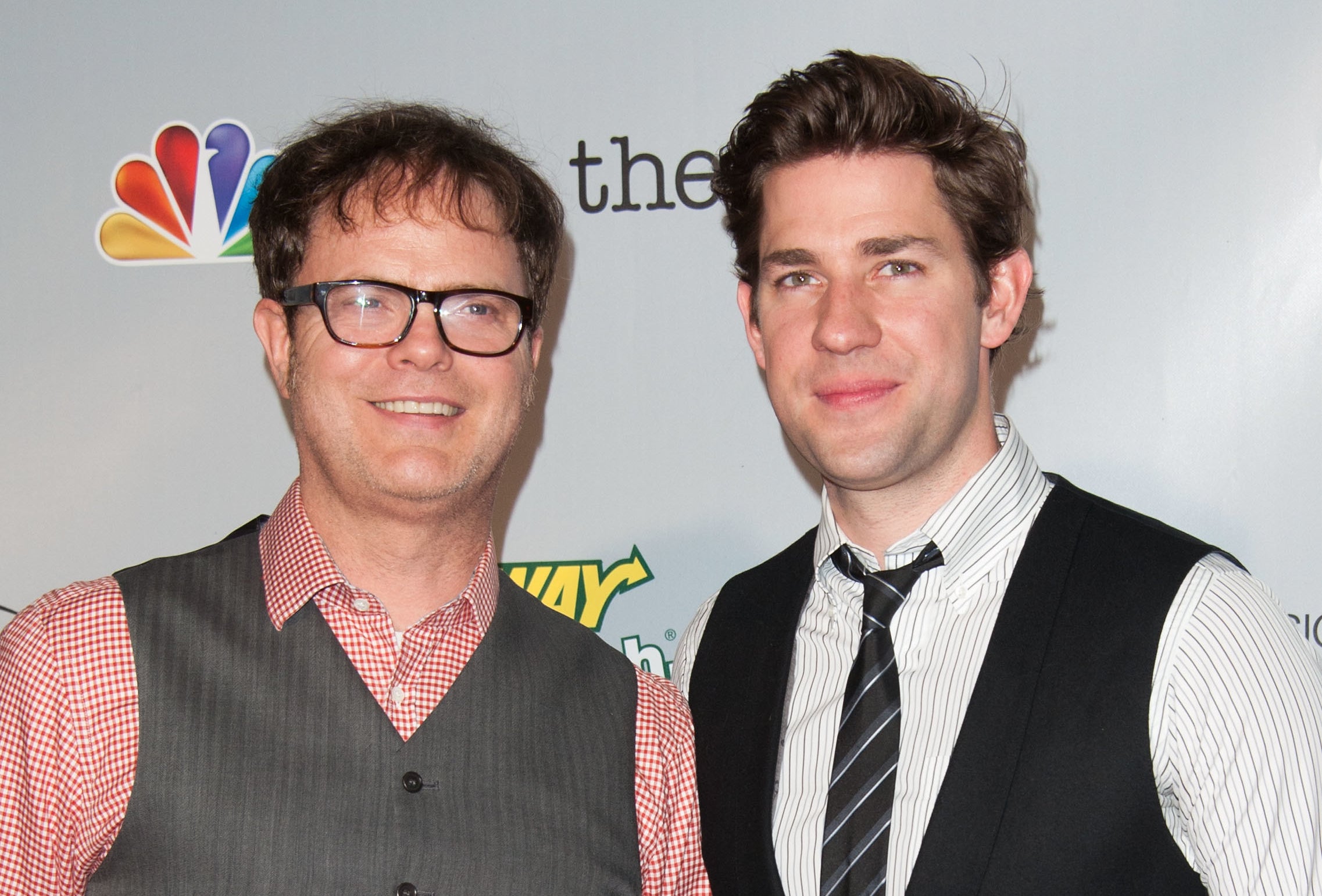  Rainn Wilson and John Krasinski 