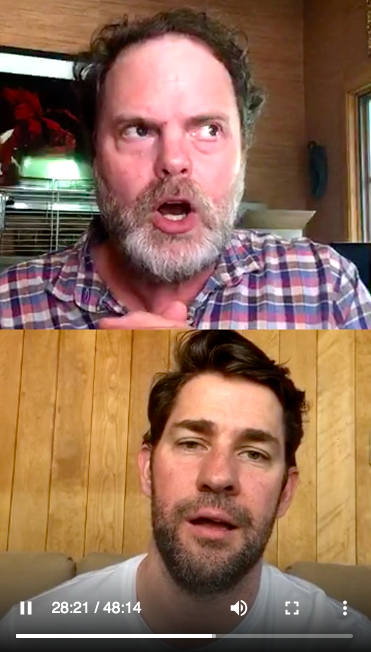 John Krasinski and Rainn Wilson