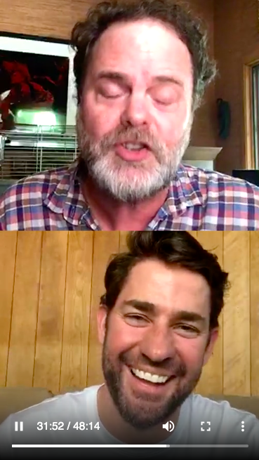 John Krasinski and Rainn Wilson