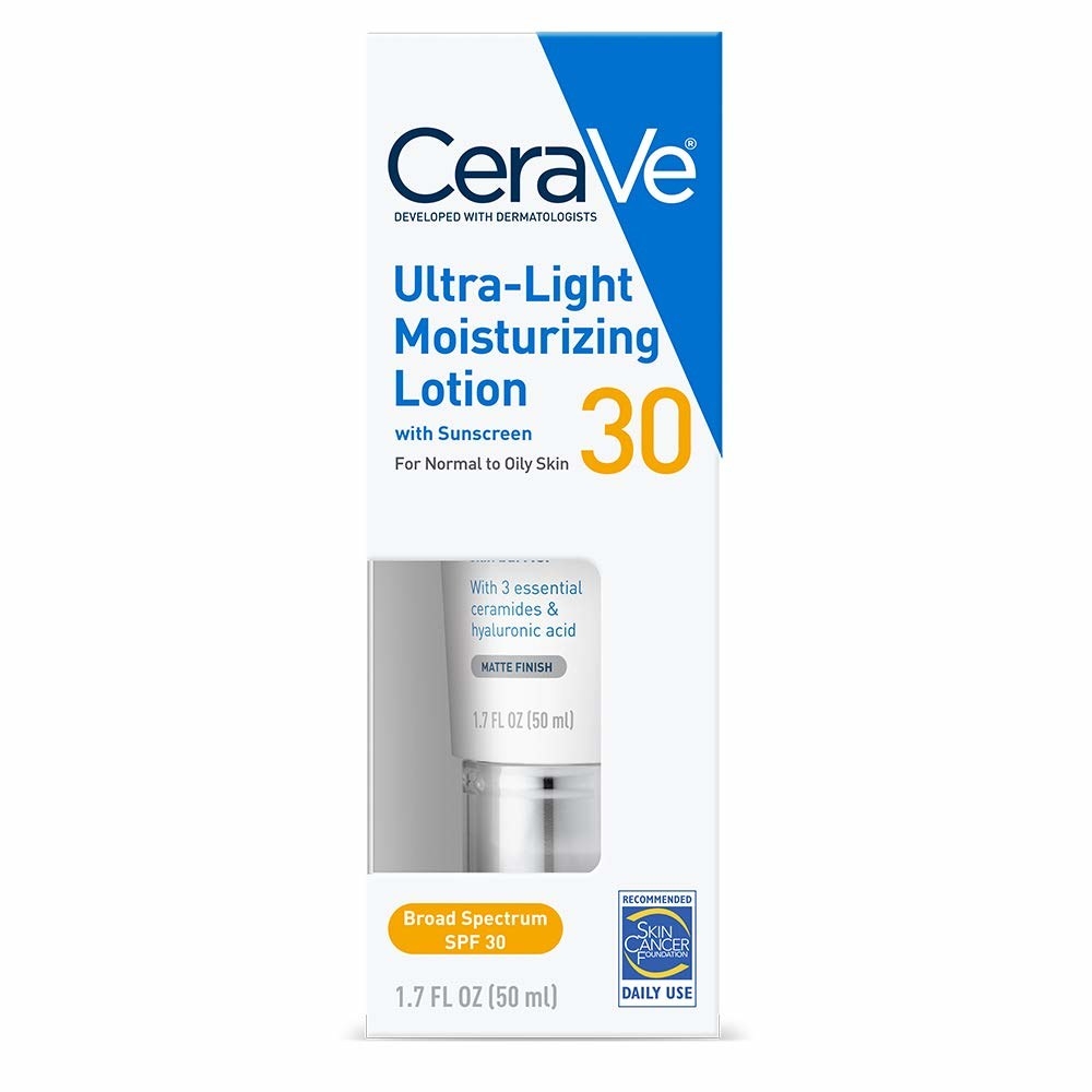A photo of CeraVe&#x27;s Face Moisturizer with SPF 30.