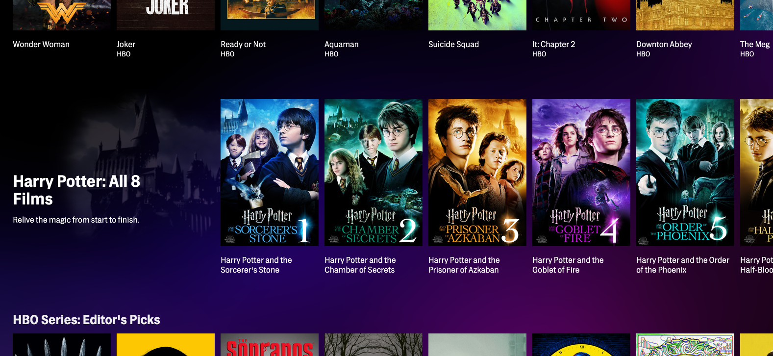 new harry potter movies coming out