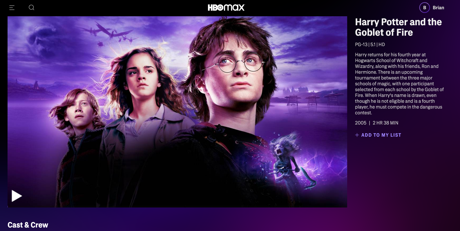 Hbo max harry potter movies new arrivals