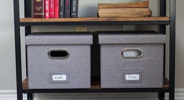 The file organizers in gray
