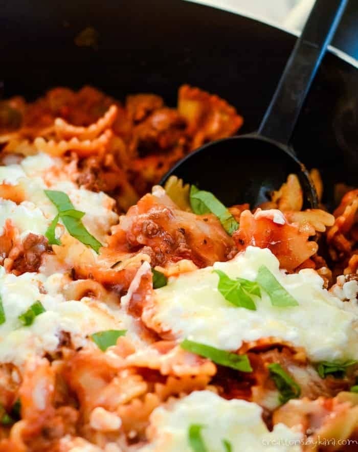 recipes Skillet lasagna