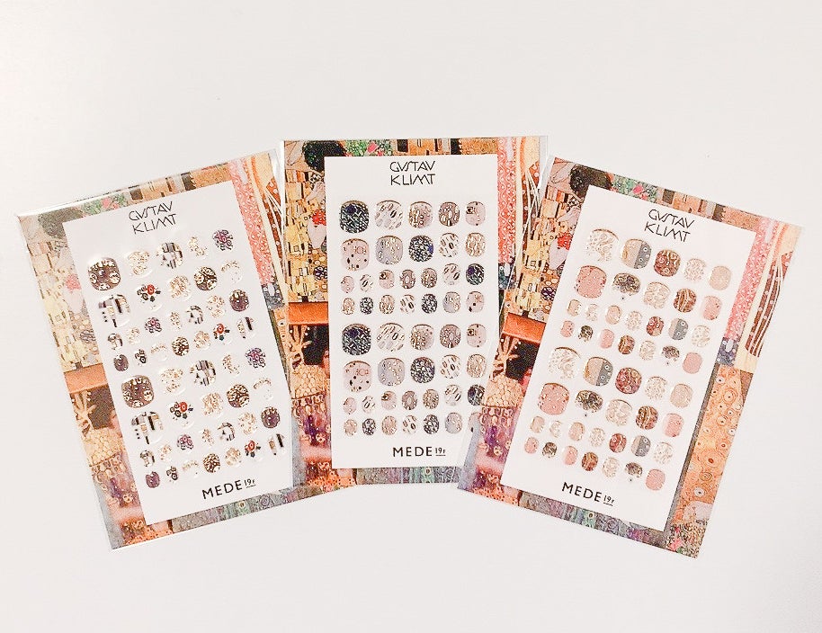 わたしの爪 芸術品か クリムト や モネ デザインのネイルシールが美しすぎる