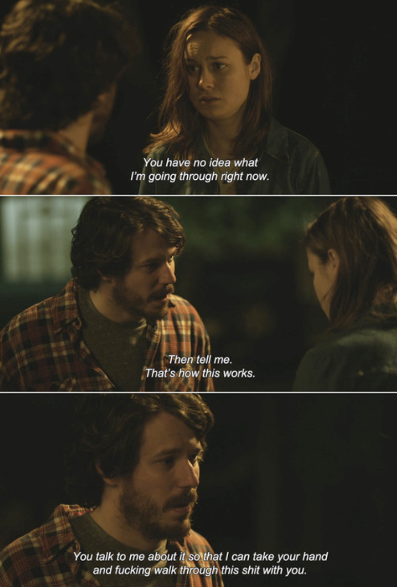 Brie arguing with her boyfriend outside in &quot;Short Term 12&quot;