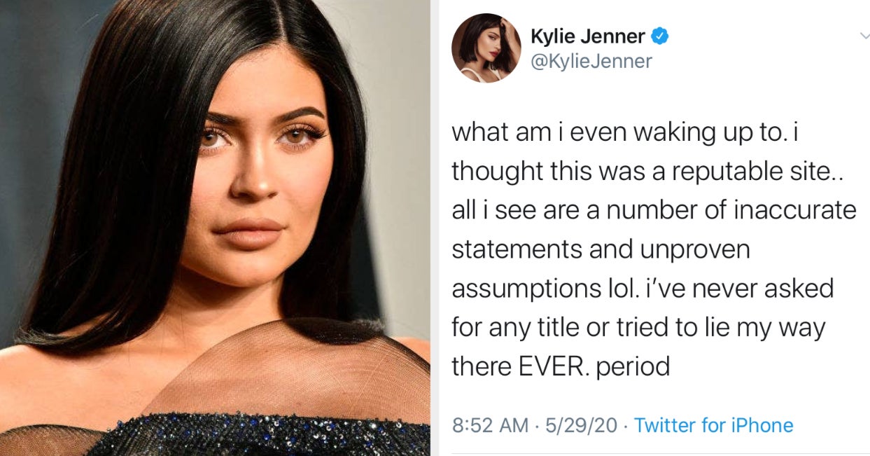 Forbes Accused Kylie Jenner Of Lying About Her Net Worth And Took Away Her Billionaire Title