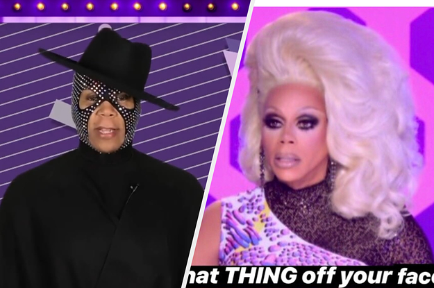 RuPaul Wore A Mask Again During The 