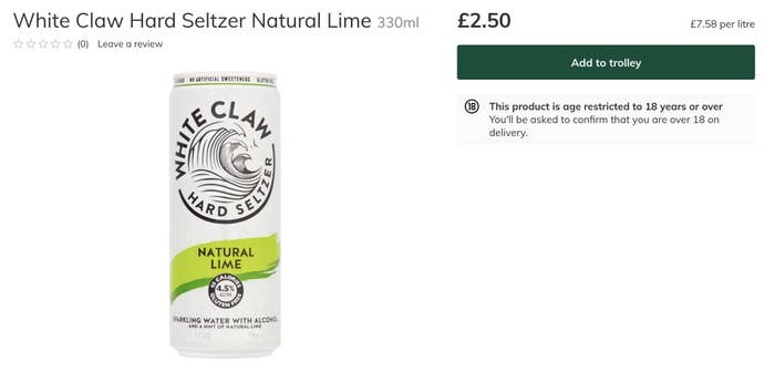 White Claw Available In The UK
