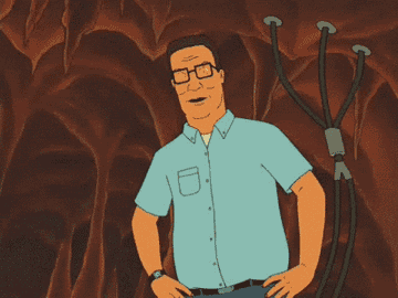GIF of Hank Hill from King of the Hill laughing