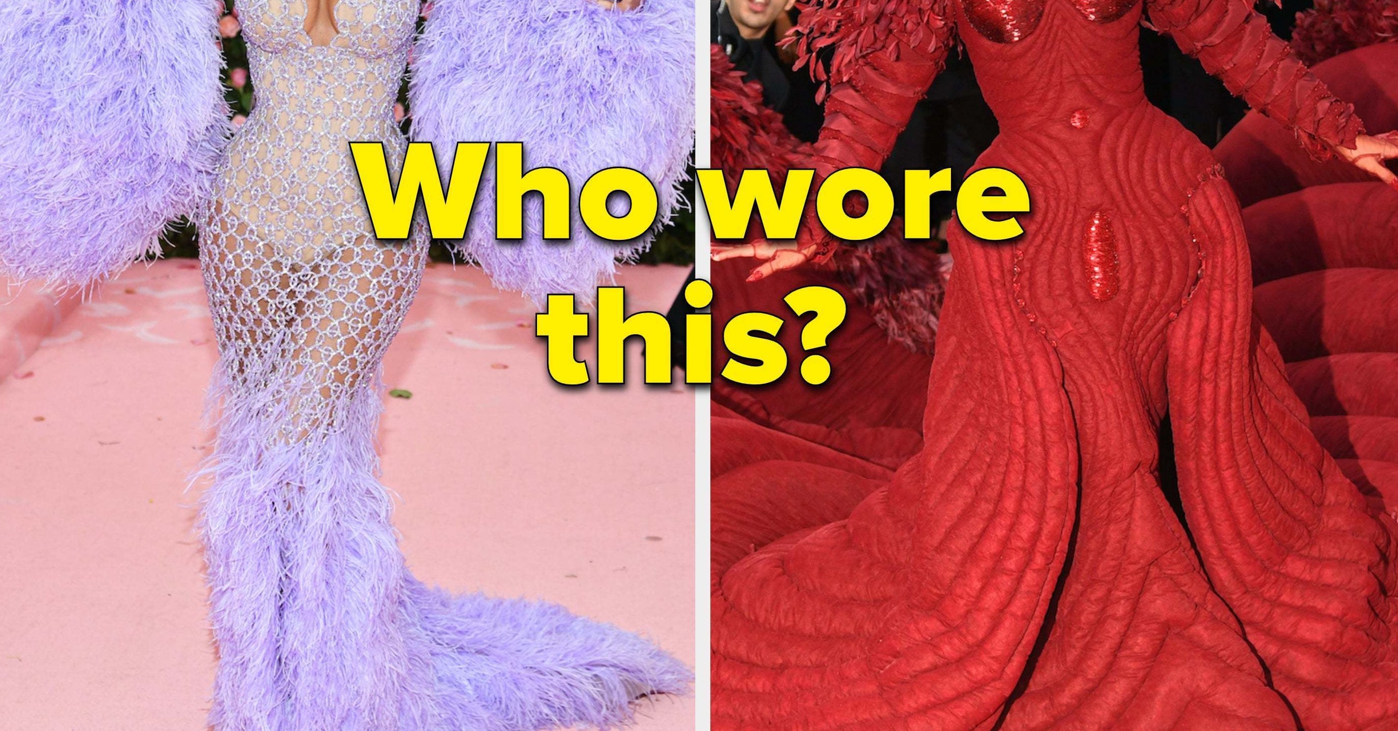 Met Gala Quiz Can You Remember Who Wore These Iconic Looks?