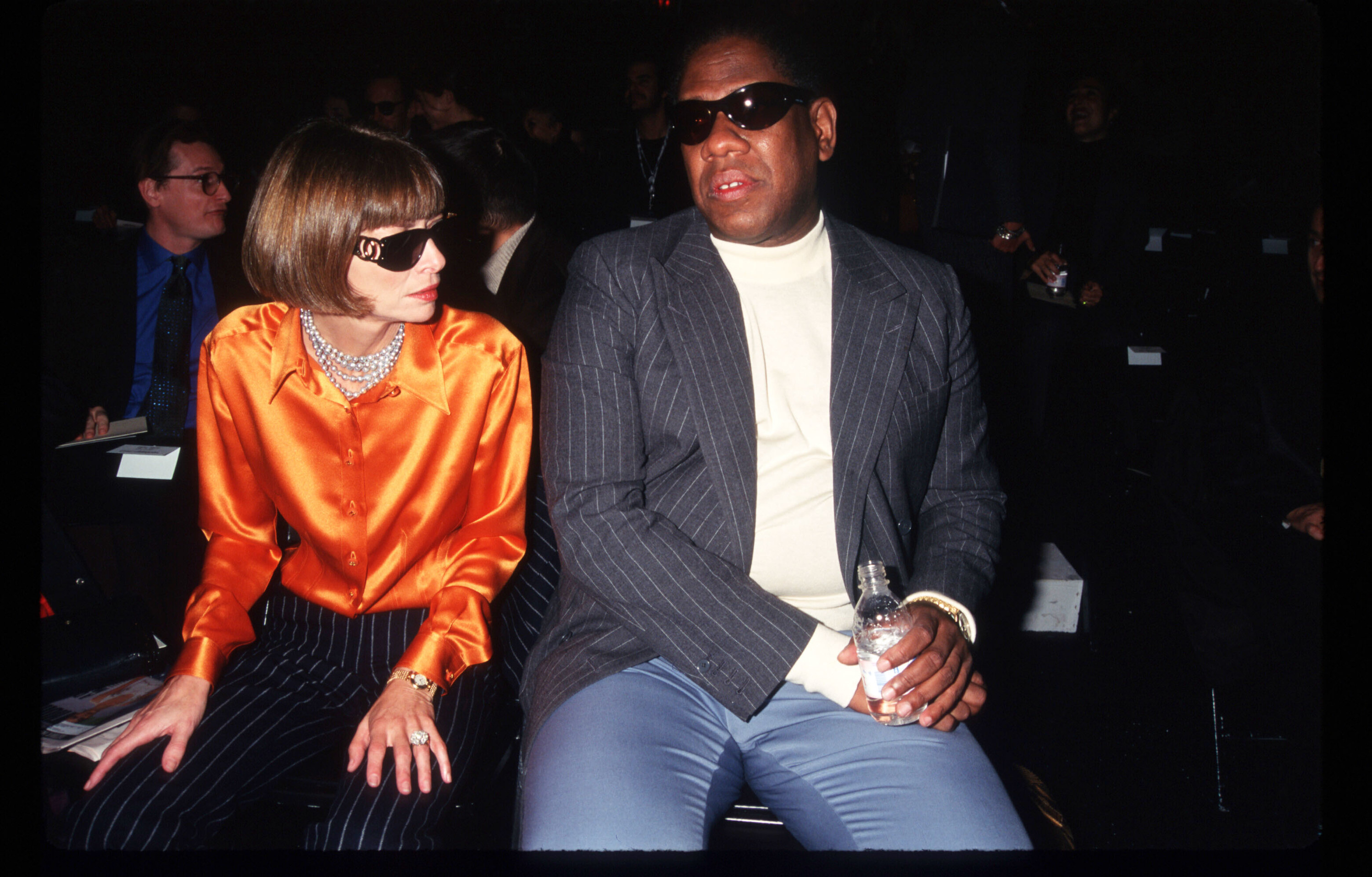 Anna Wintour Attending Louis Vuitton Ss Editorial Stock Photo