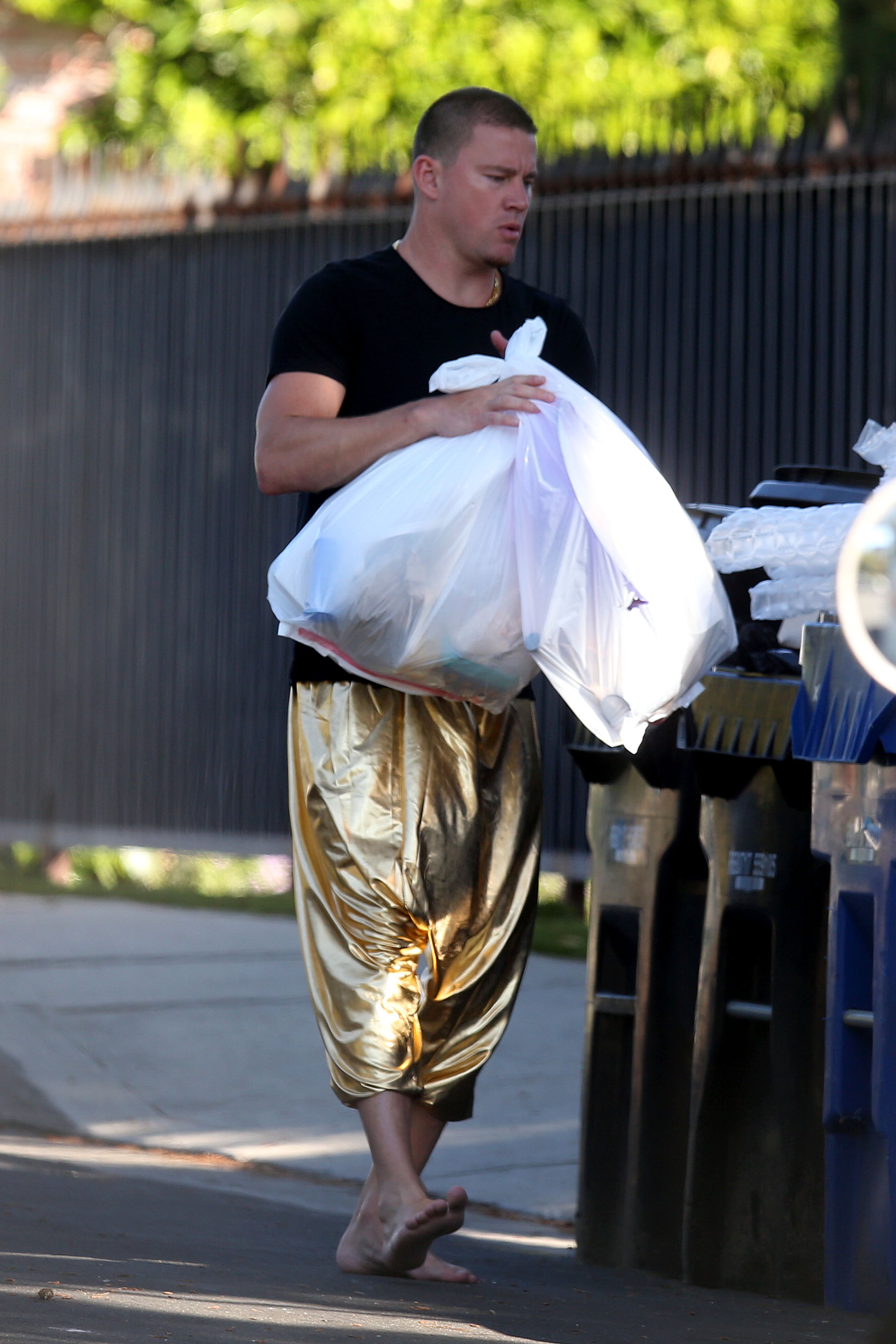 Either way, Channing Tatum owns these pants and wears them. 