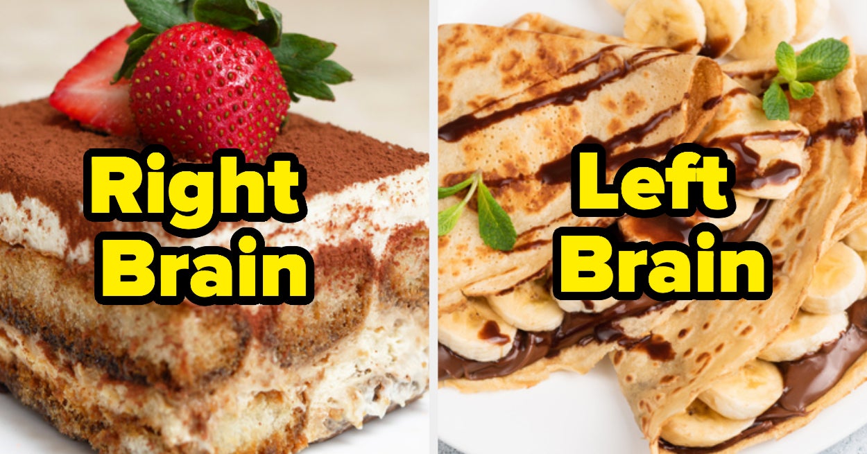 This Dessert Quiz Will Reveal If You're More Right Brain Or Left Brain