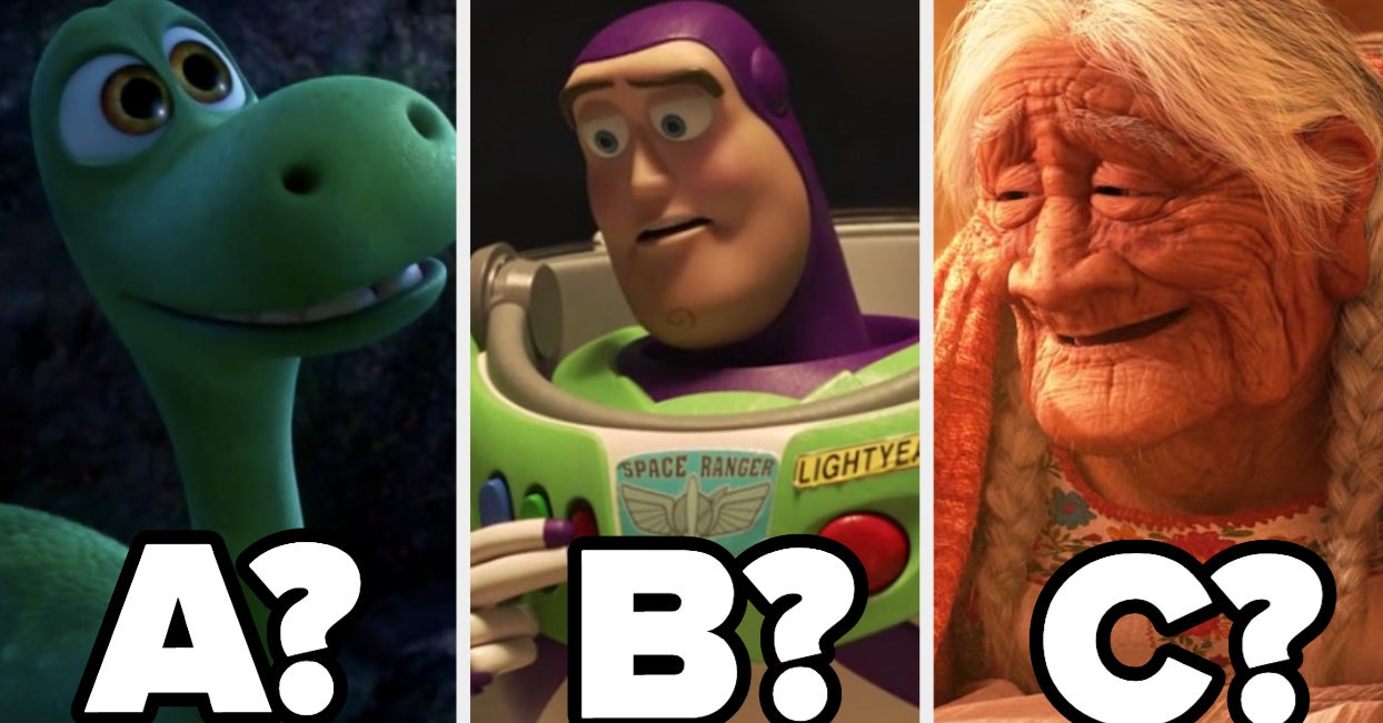 Quiz: Can You Name One Pixar Character For Every Letter Of The Alphabet?