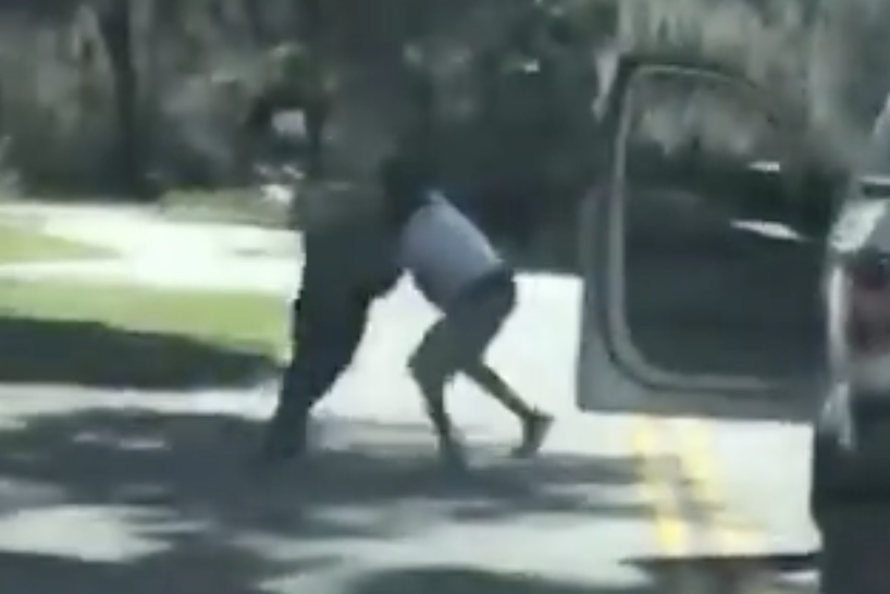 A Video Shows Two White Men Confronting, Then Fatally Shooting A Black Man Who Was Jogging