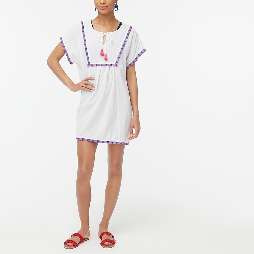 j crew factory beach cover up