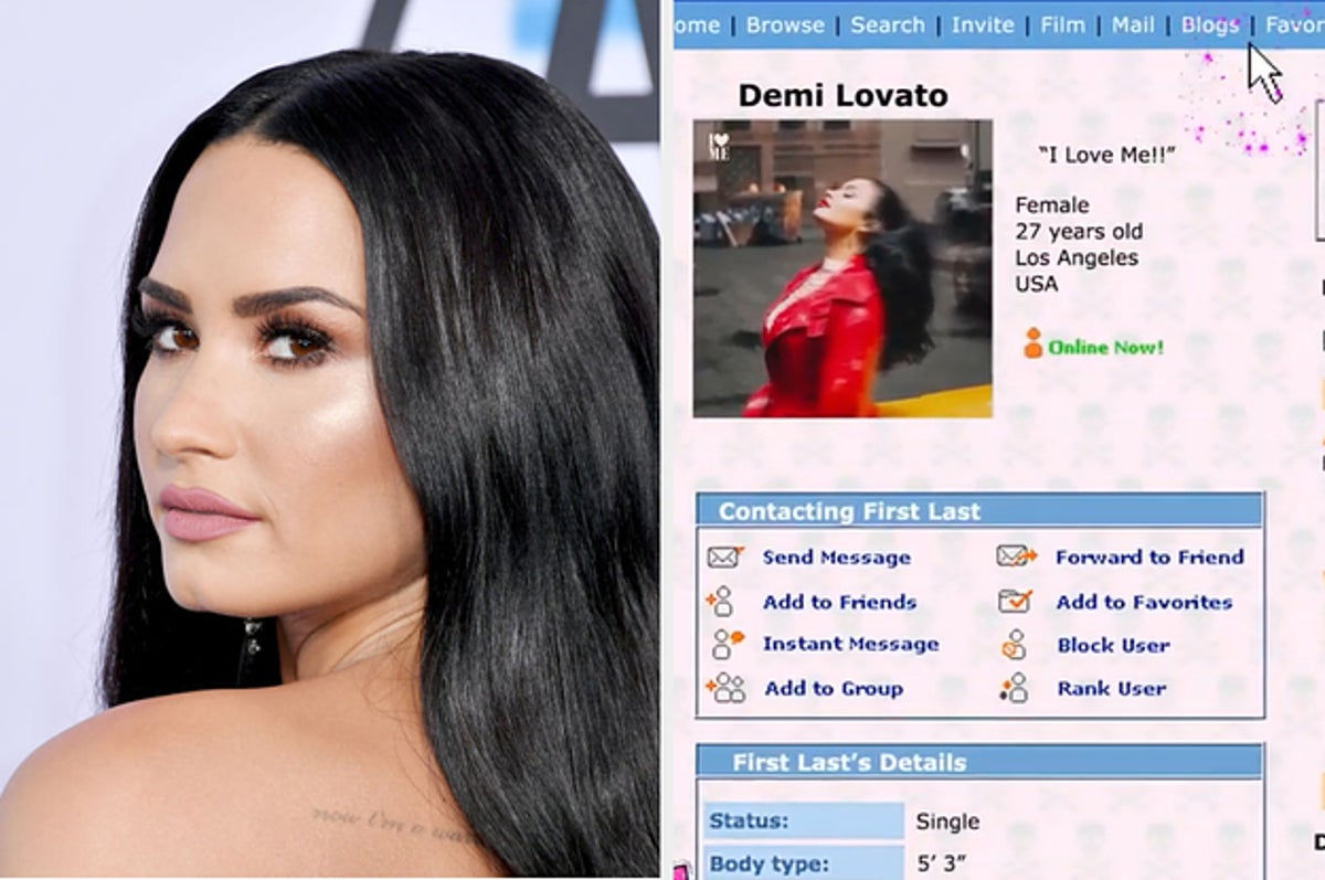 Demi Lovato S New Lyric Emo Music Video Pays Homage To Myspace