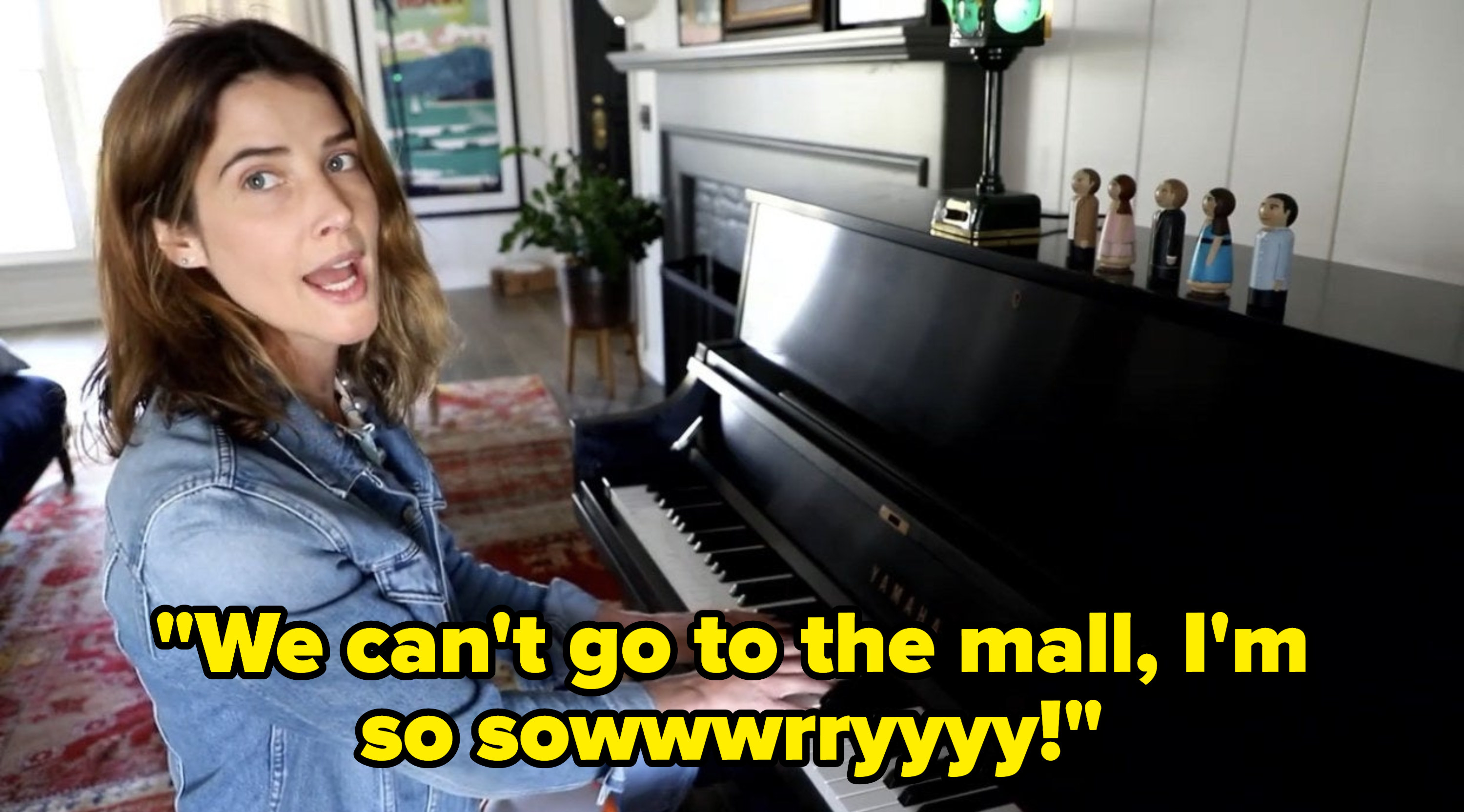 Cobie Smulders Performed A Quarantine Version Of Let S Go To The Mall From How I Met Your Mother And It S So Good
